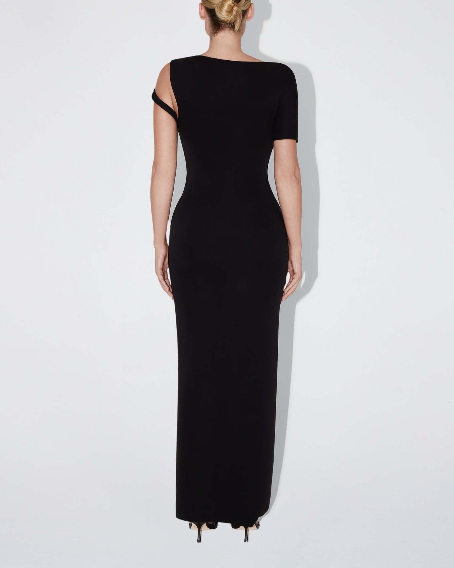 "Lamya" One-Shoulder-Maxikleid