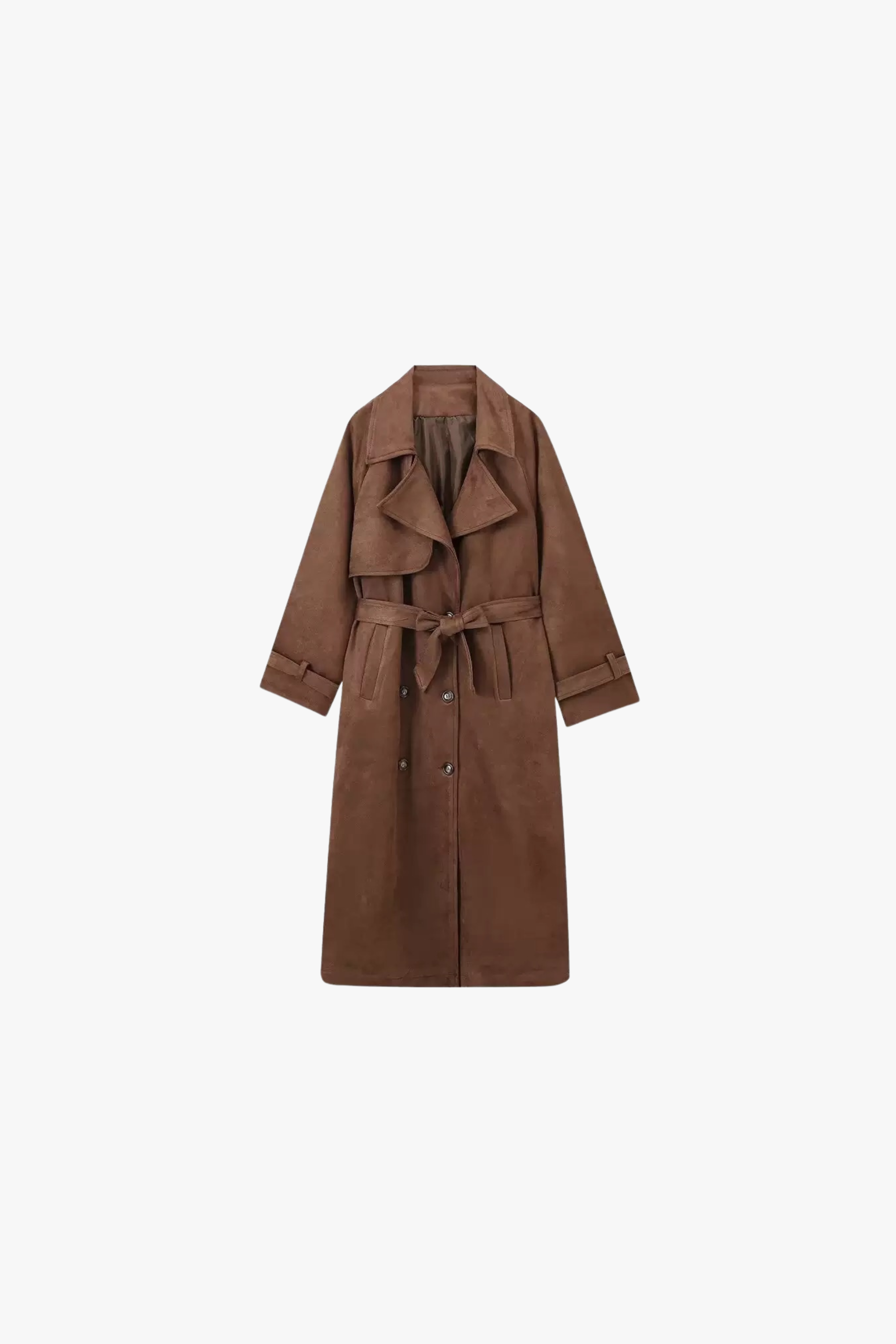 "Nina" Mantel aus Wildleder