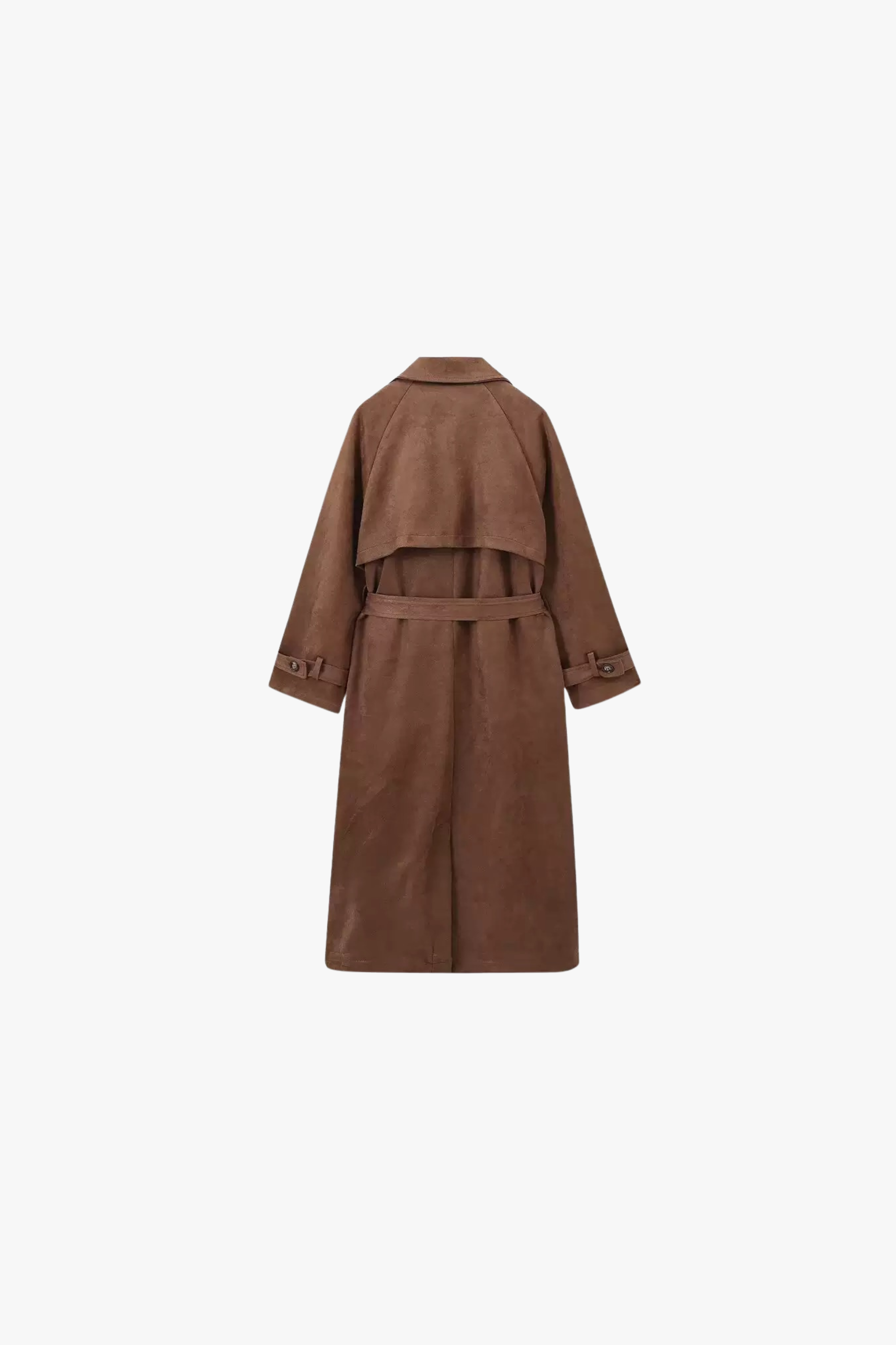 "Nina" Mantel aus Wildleder