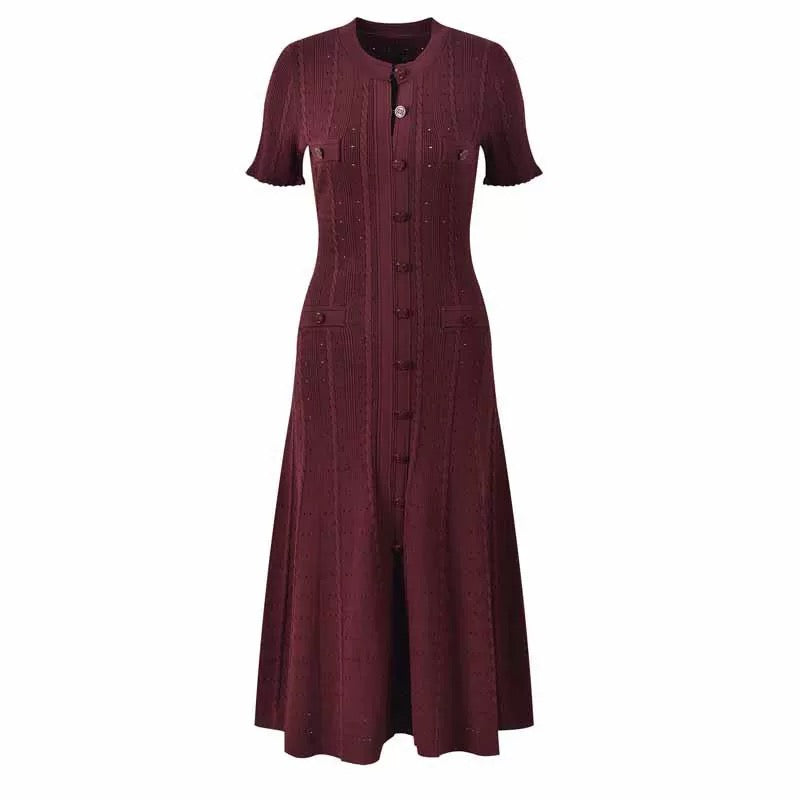 "Burgundy" Sommerkleid