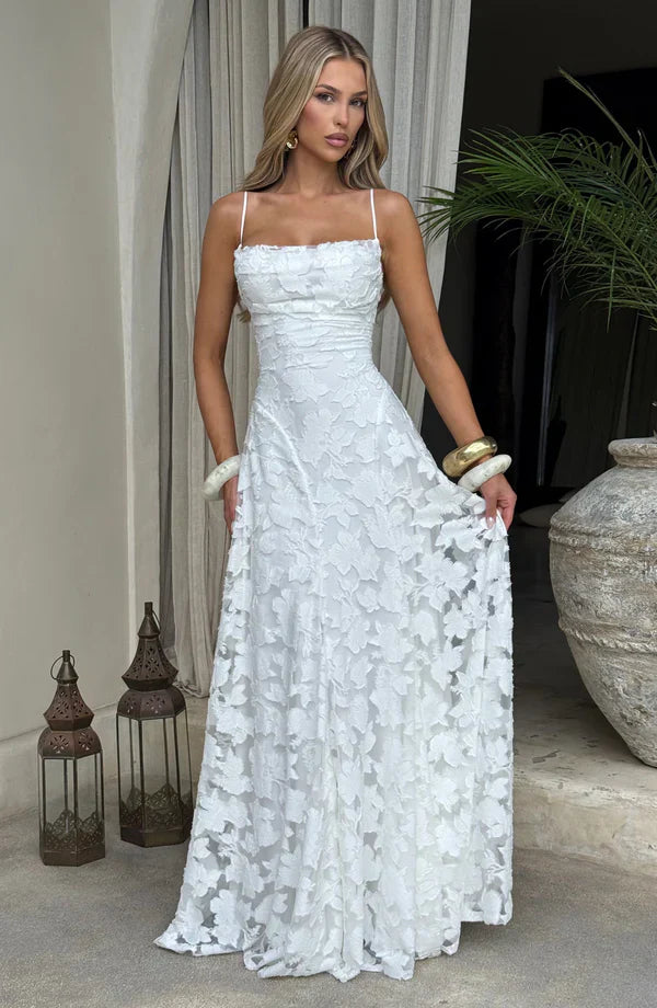 "Floral Lace" Maxikleid